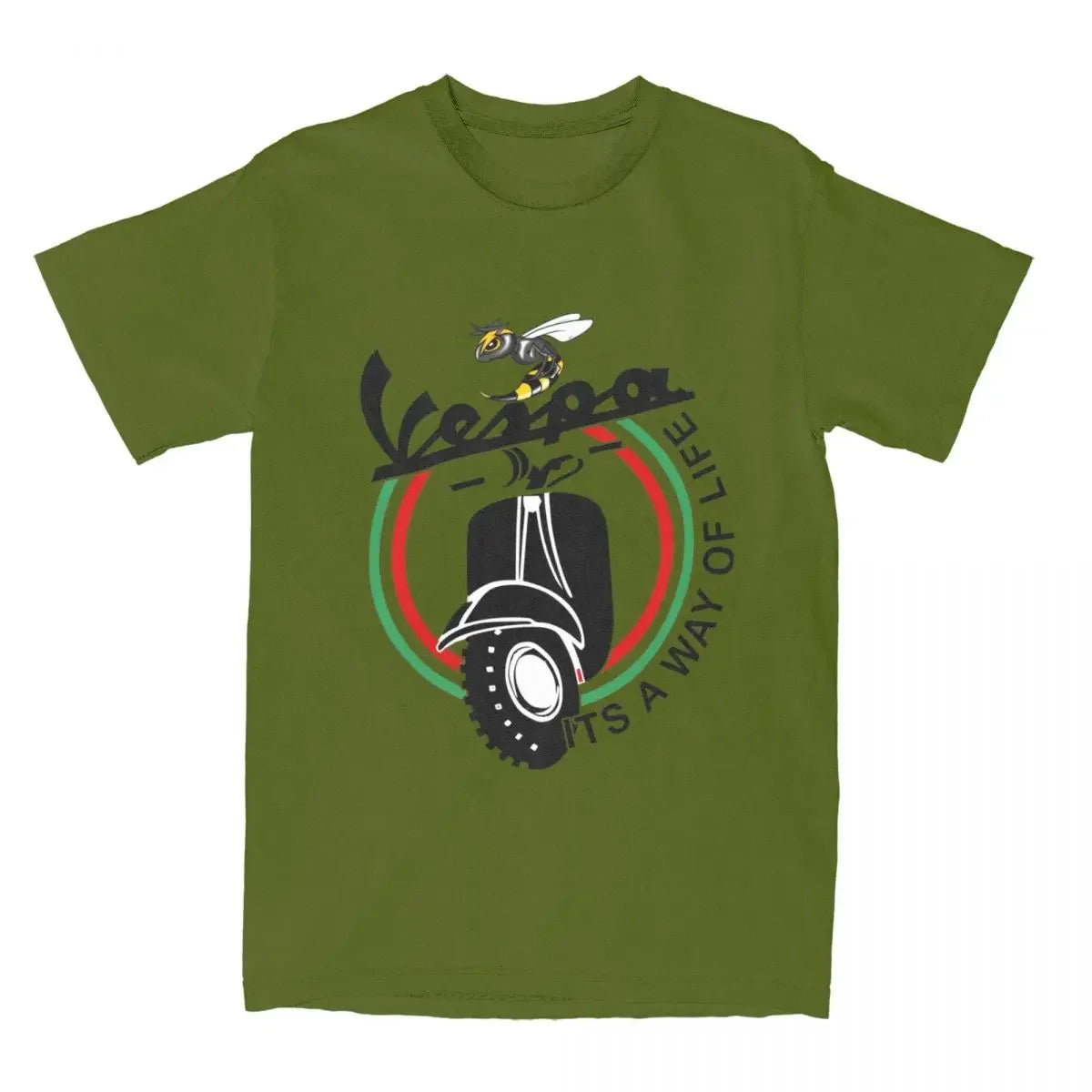 Men's Motorcycle Graphic T-Shirt – 100% Cotton S–5XL