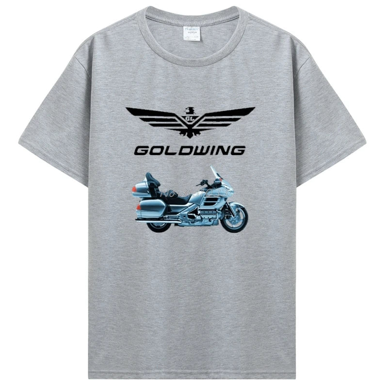 Motorcycle Graphic T-Shirt – Cotton Casual Rider Tee