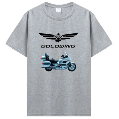 Motorcycle Graphic T-Shirt – Cotton Casual Rider Tee