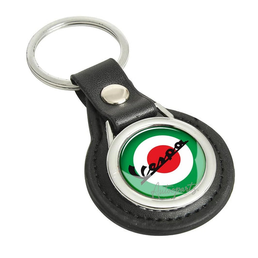 Motorcycle Keychain Keyring Pendant – Metal & Leather