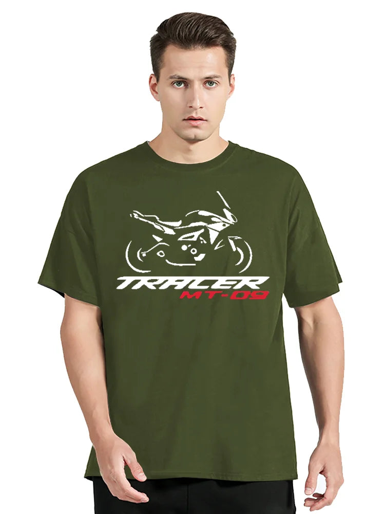 Motorcycle Oversized Graphic T-Shirt – Unisex Cotton Streetwear Tee | S to XXXL