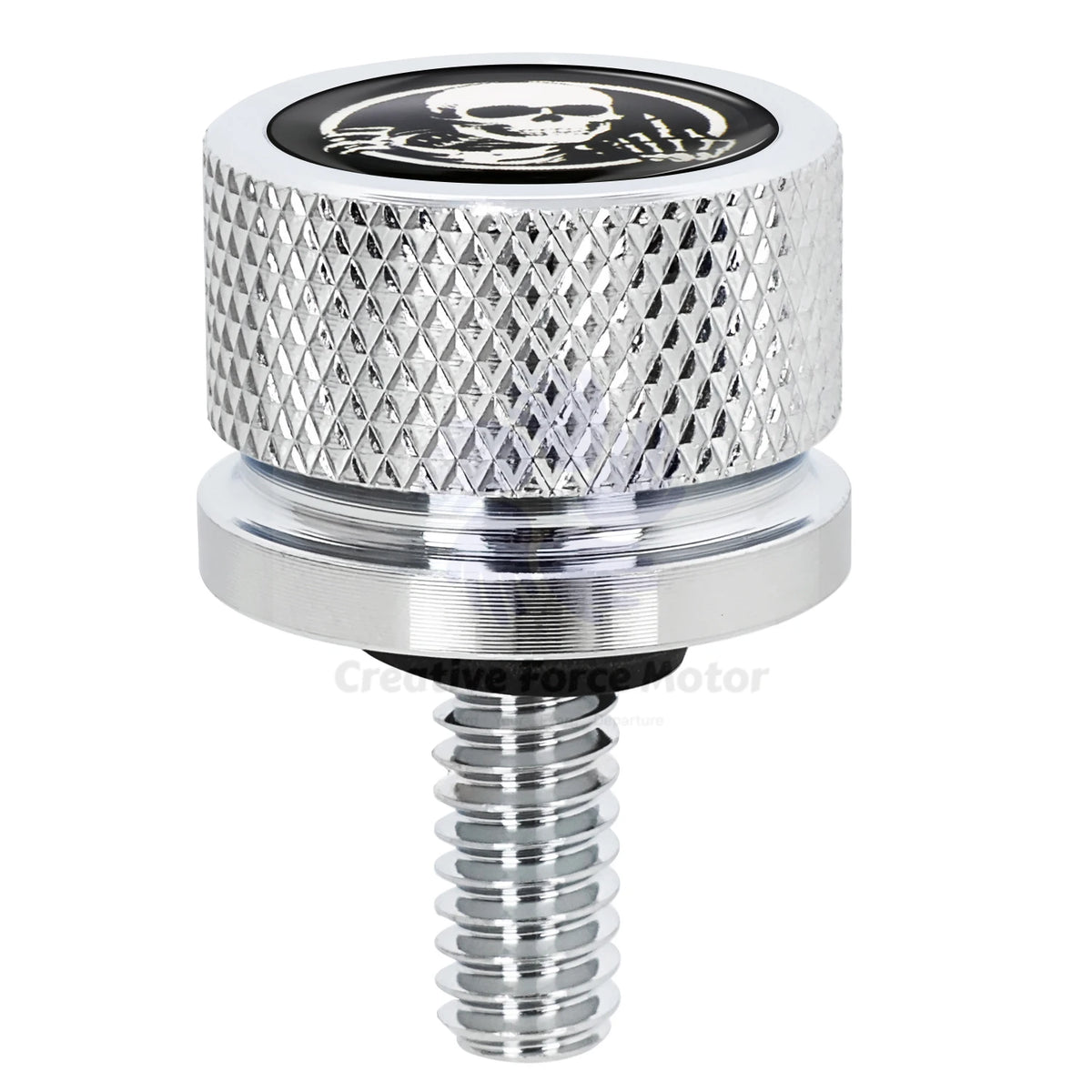 Skull CNC Rear Fender Seat Bolt Nut Kit – 1/4"-20 Seat Mount Tool-Free