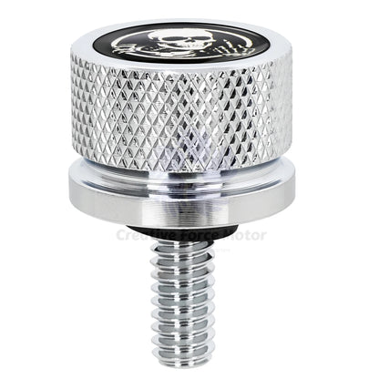 Skull CNC Rear Fender Seat Bolt Nut Kit – 1/4"-20 Seat Mount Tool-Free