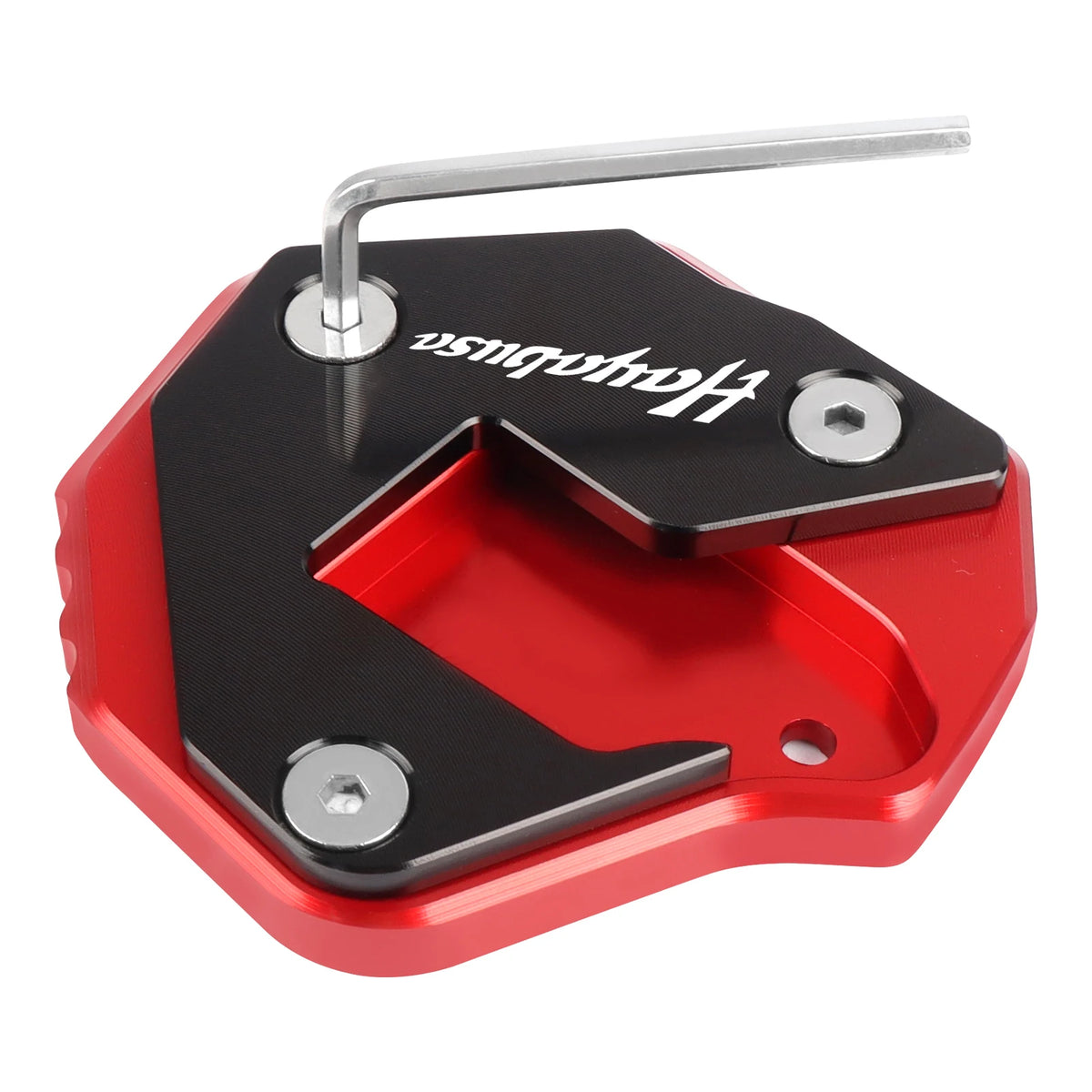 Placa de extensão do cavalete lateral de motocicleta – Base de alumínio usinada em CNC