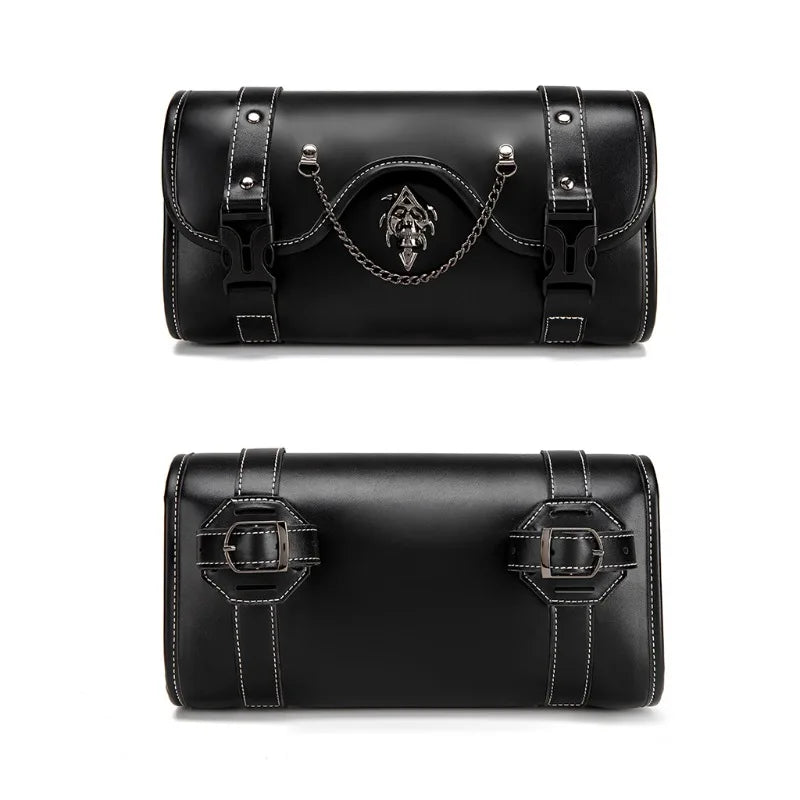 PU Leather Motorcycle Fork Bag