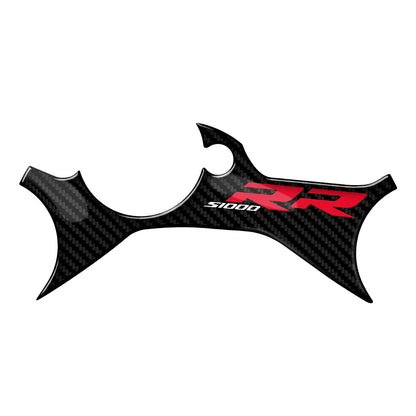 3D Carbon-Look Motorcycle Upper Triple Yoke Defender – S1000RR 2023-2025