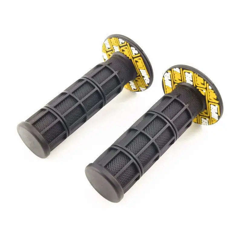 Poignées de guidon en caoutchouc – Paire universelle de 11.7cm pour mini-moto et moto tout-terrain