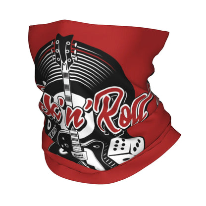 Rock & Skull Graphic Tube Bandana Neck Gaiter – Unisex Face Cover & Balaclava | 24 Designs