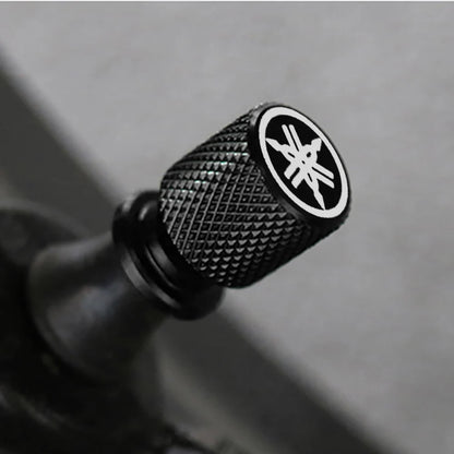 CNC Aluminum Motorcycle Tyre Valve Stem Caps – Set of 2
