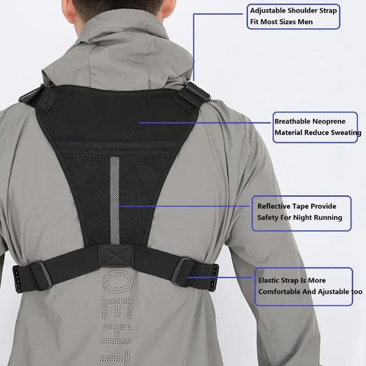 Tactical Chest Rig Bag – Multi-Pocket Nylon Vest Harness