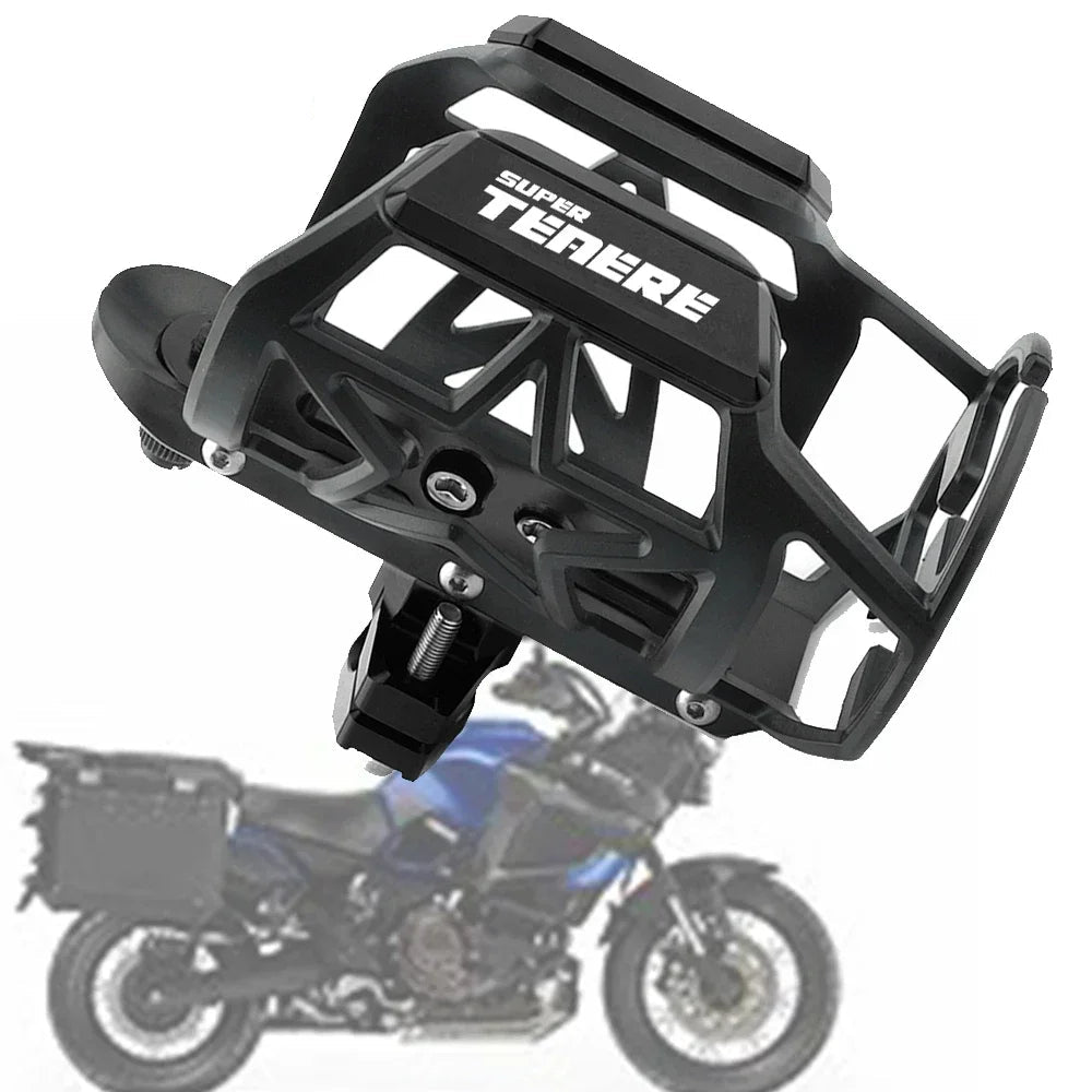 CNC Aluminum Motorcycle Water Bottle Cage – Handlebar Cup Holder | 7 Colors