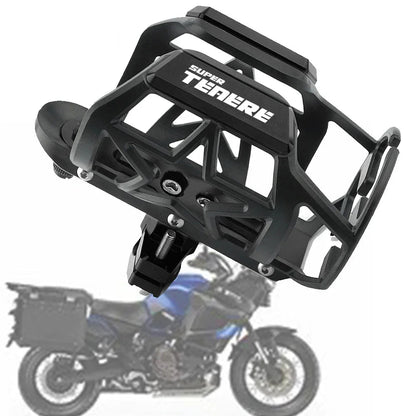 CNC Aluminum Motorcycle Water Bottle Cage – Handlebar Cup Holder | 7 Colors