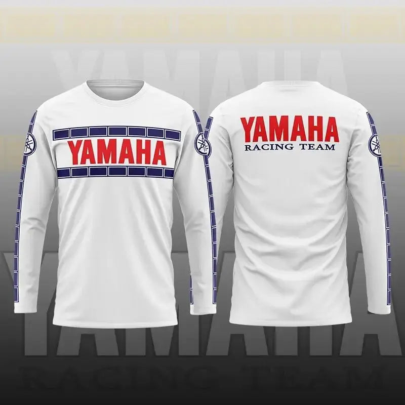 Motorsport Racing Team Long Sleeve Tee – Breathable Quick-Dry Moto Shirt