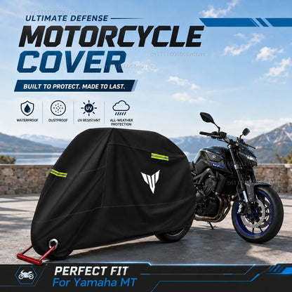 All-Weather Waterproof Motorcycle Cover – 190T Oxford