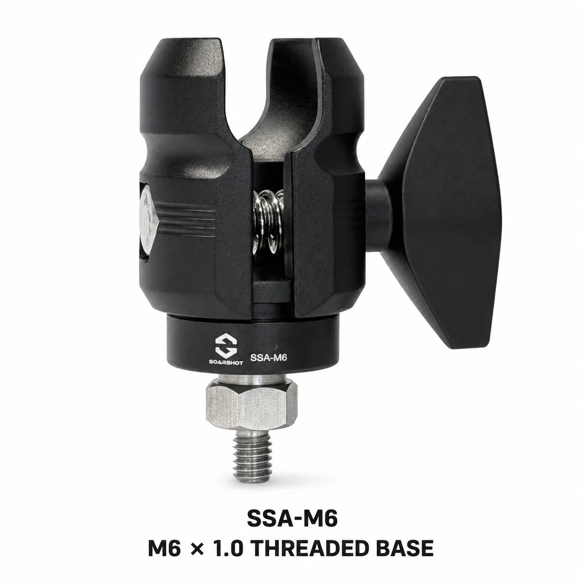 1-Inch Ball Handlebar Clamp Mount with Single Socket Arm