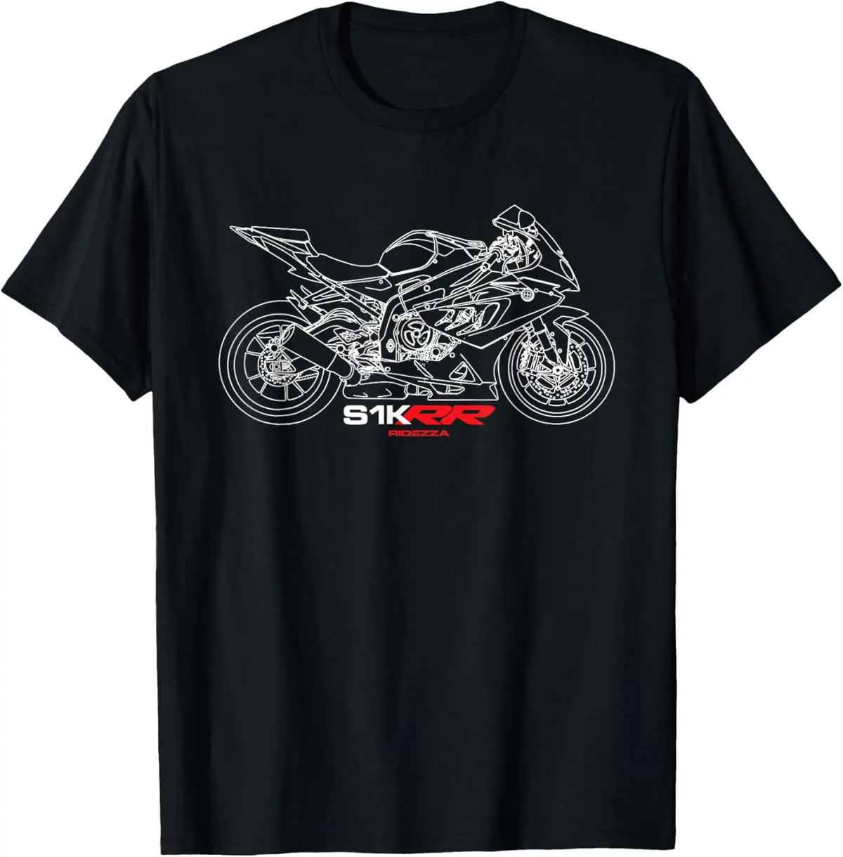バイク ストリートウェア Tシャツ 綿100% クルーネック 半袖 – メンズ