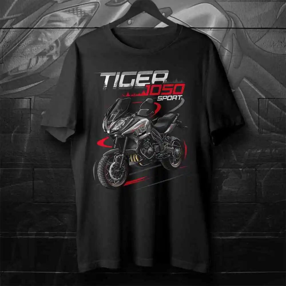 Classic Motorcycle Rider T-Shirt – 100% Cotton Graphic Tee, O-Neck Short Sleeve