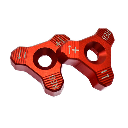 Regolatore CNC della manopola della forcella in alluminio ricavato dal pieno – Forcelle WP da 48 mm per moto da cross