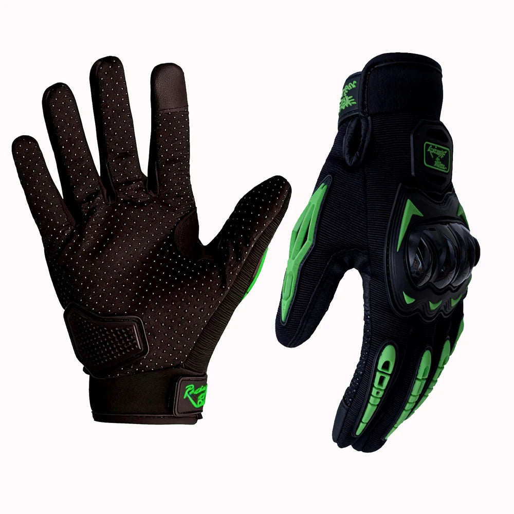 Full Finger Motorcycle Gloves – Knuckle Armor Touch Screen