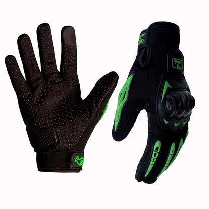 Full Finger Motorcycle Gloves – Knuckle Armor Touch Screen