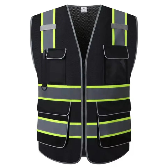 High-Visibility Reflective Safety Vest – Mesh Breathable | 6 Sizes