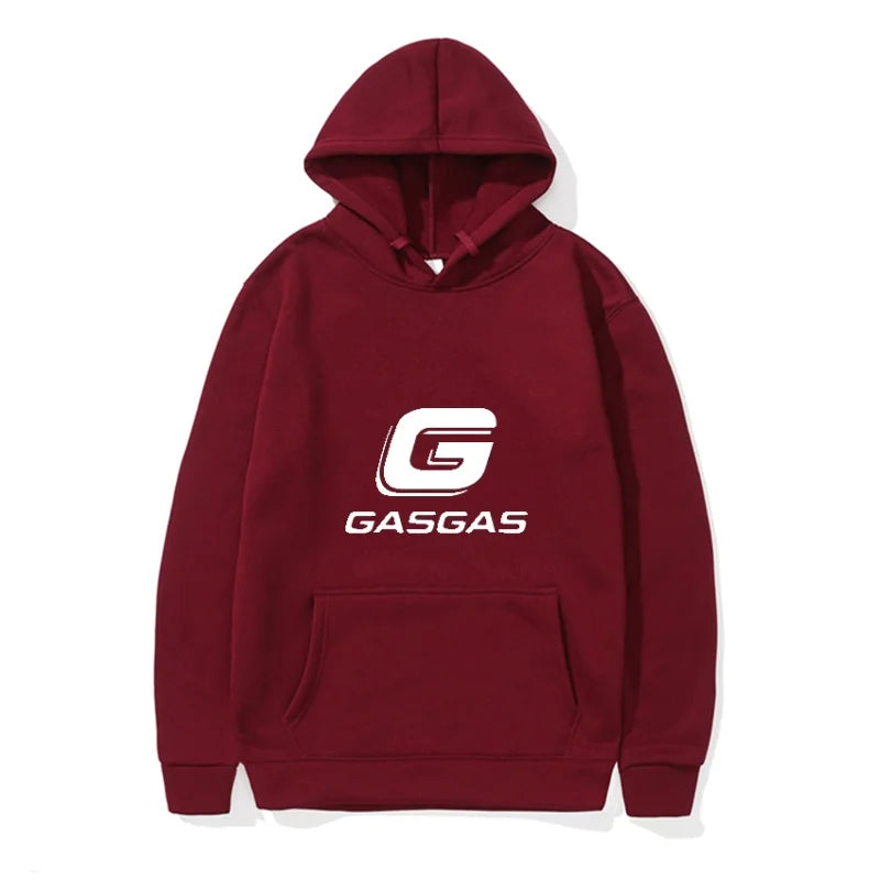 Men's Motorcycle Zipper Hoodie – Fleece Sweatshirt Jacket