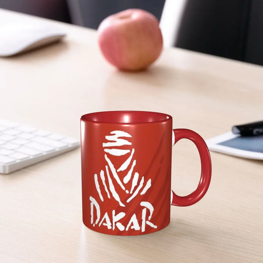 Dakar Rally Coffee Mug – Motorsport Tea Cup for Office