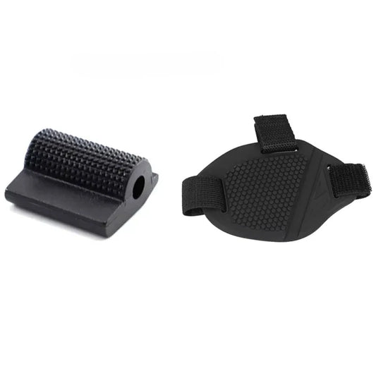 Motorcycle Gear Shift Protector Set – Rubber Shift Lever Tip & Shoe Pad