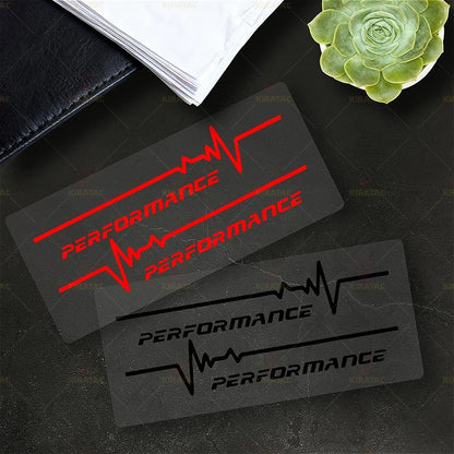 Heartbeat Vinyl Stickers – Waterproof Decals (2PCS)
