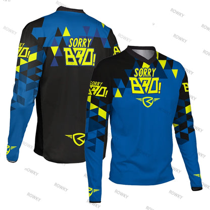 Long Sleeve Motocross Jersey – Quick-Dry Off-Road Shirt for Men & Women