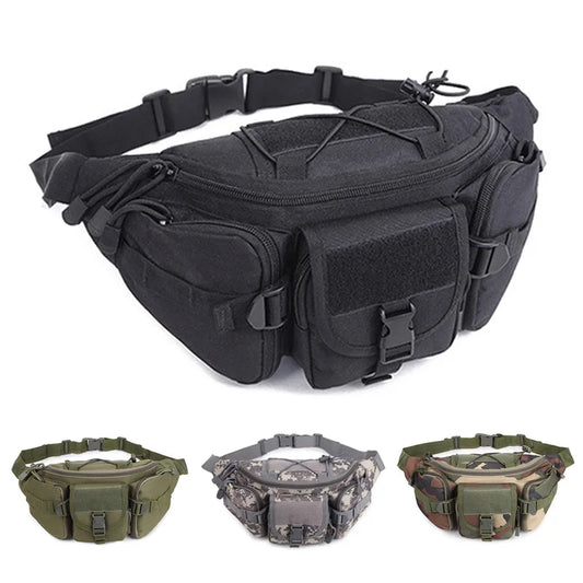 Tactical Waist Bag – MOLLE Waterproof Nylon Belt Pack