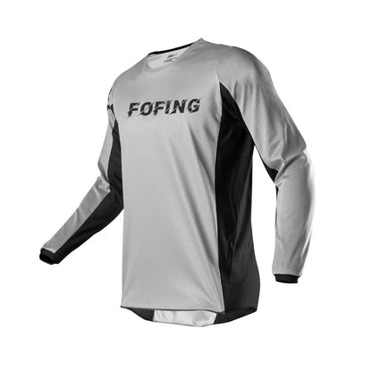 Maglia da motocross traspirante ad asciugatura rapida, maniche lunghe, unisex, da fuoristrada MX e ciclismo da gara
