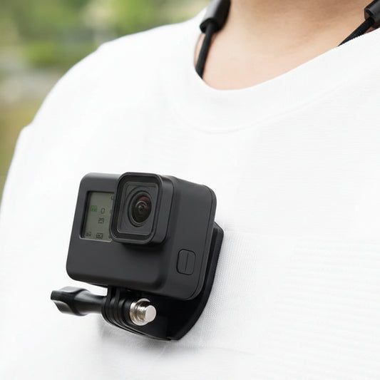 Chest Magnetic Mount for Action Camera – Quick Release Neck Strap Holder