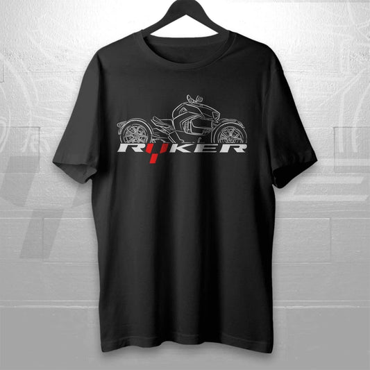 Three-Wheel Roadster Motorcycle T-Shirt – Cotton Moto Graphic Tee