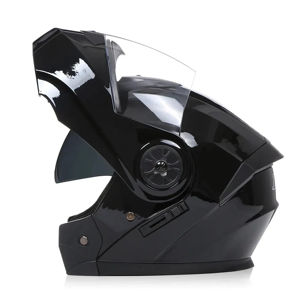 Modularer Motorradhelm mit hochklappbarem Doppelvisier – Integralhelm, Unisex