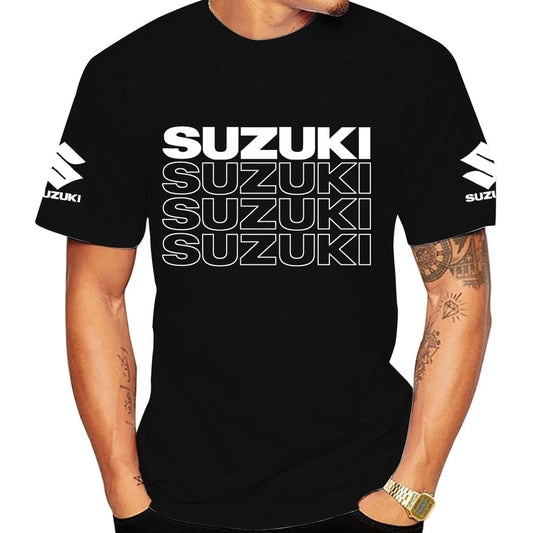Racing Motorcycle Graphic T-Shirt | Men's 100% Cotton Moto Tee