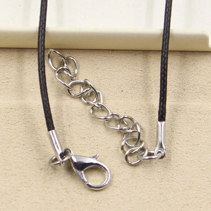 Tibetan Silver Motorcycle Charm Choker Necklace – Black Leather Cord