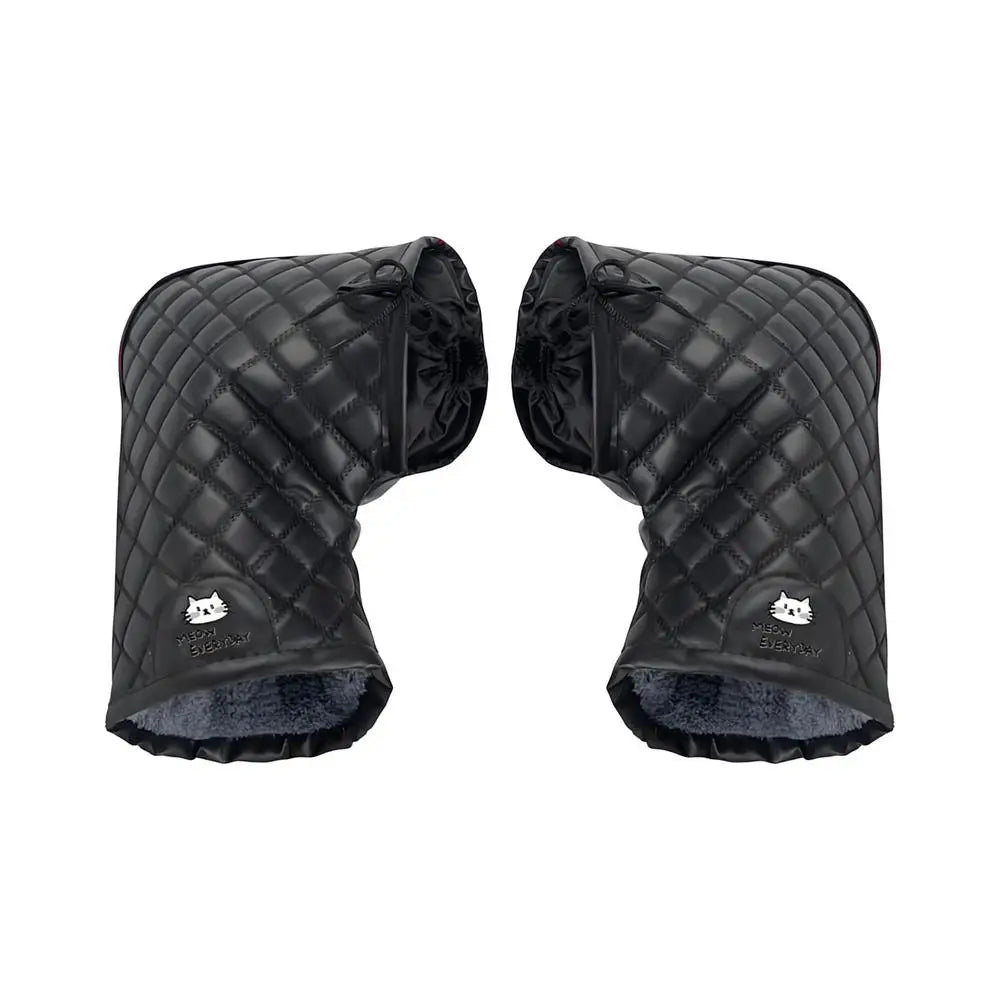 Manchons de guidon pour moto — Coupe-vent et imperméables | Doublés en polaire | Moufles de conduite hivernale | Unisexes
