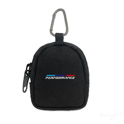 Key Wallet Coin Purse – Zipper Keychain Pouch for Car Enthusiasts