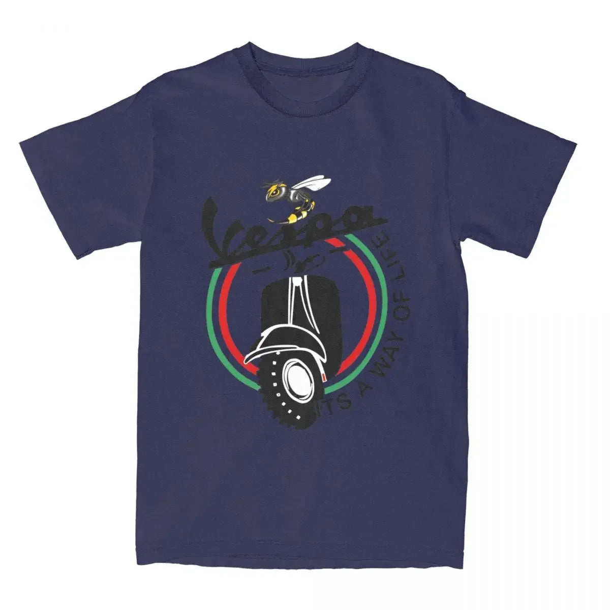 Men's Motorcycle Graphic T-Shirt – 100% Cotton S–5XL