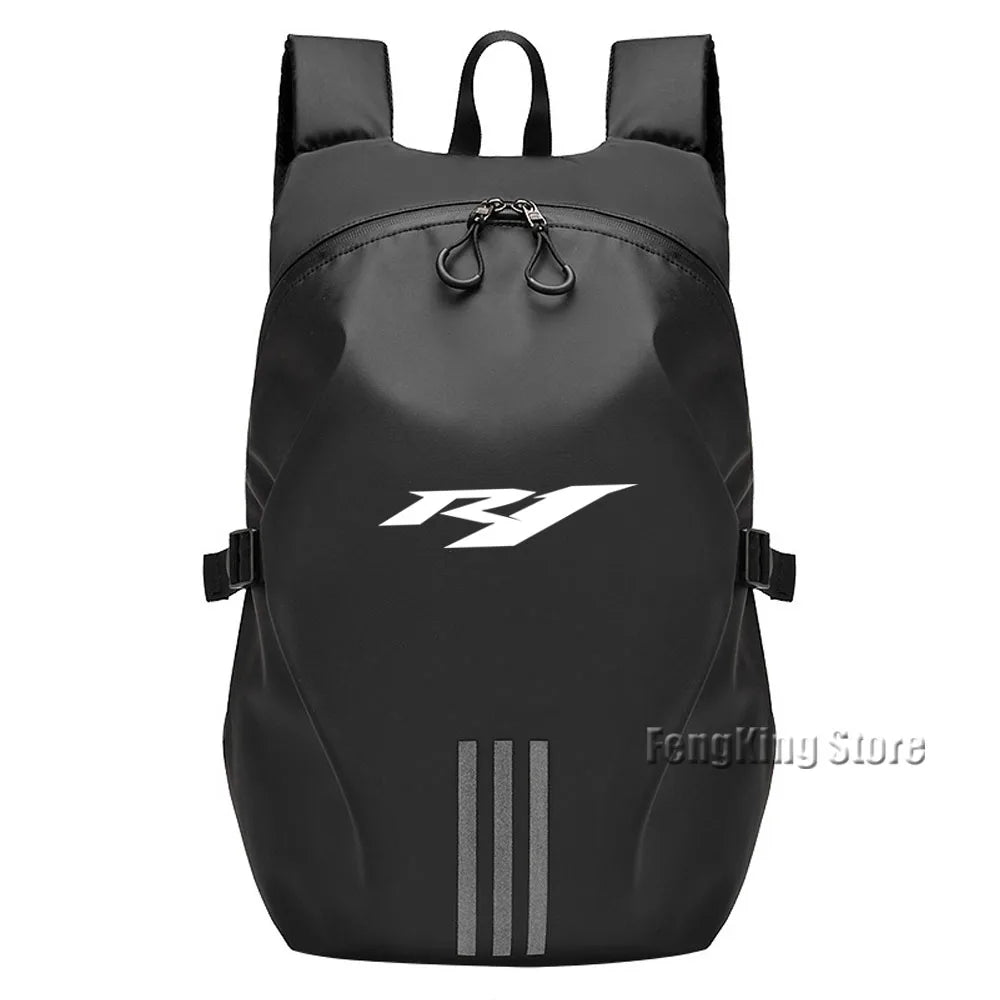 Motorcycle Helmet Backpack – Waterproof Large Capacity Rider Travel Bag