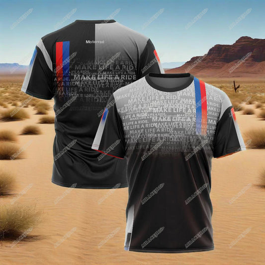 Men's Motorcycle Riding T-Shirt – Quick-Dry Racing Jersey