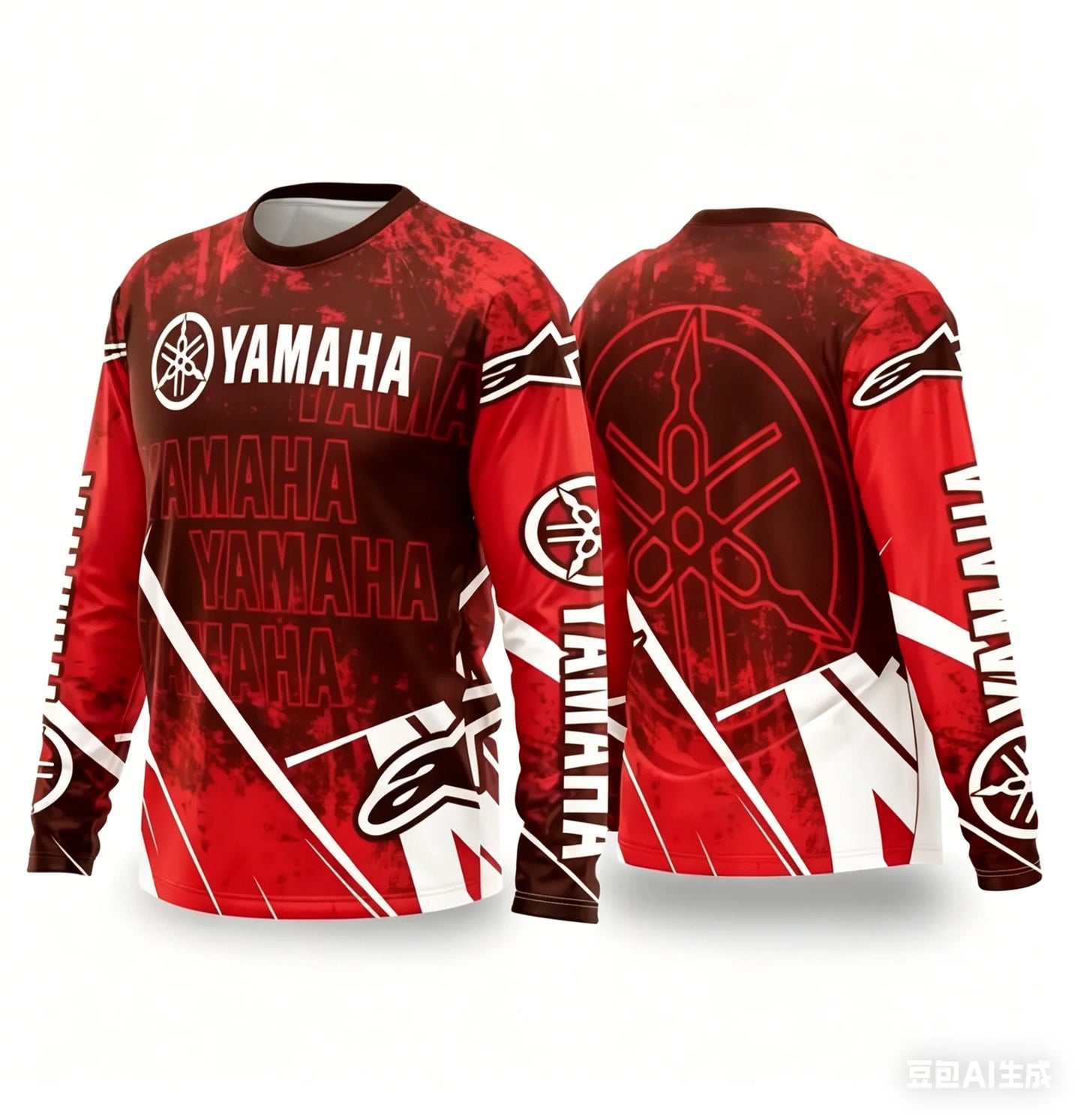 Motorcycle Racing Long Sleeve Jersey – Breathable Off-Road Tee