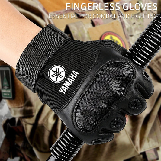 Motorcycle Riding Gloves – Touchscreen Half & Full Finger, L/XL