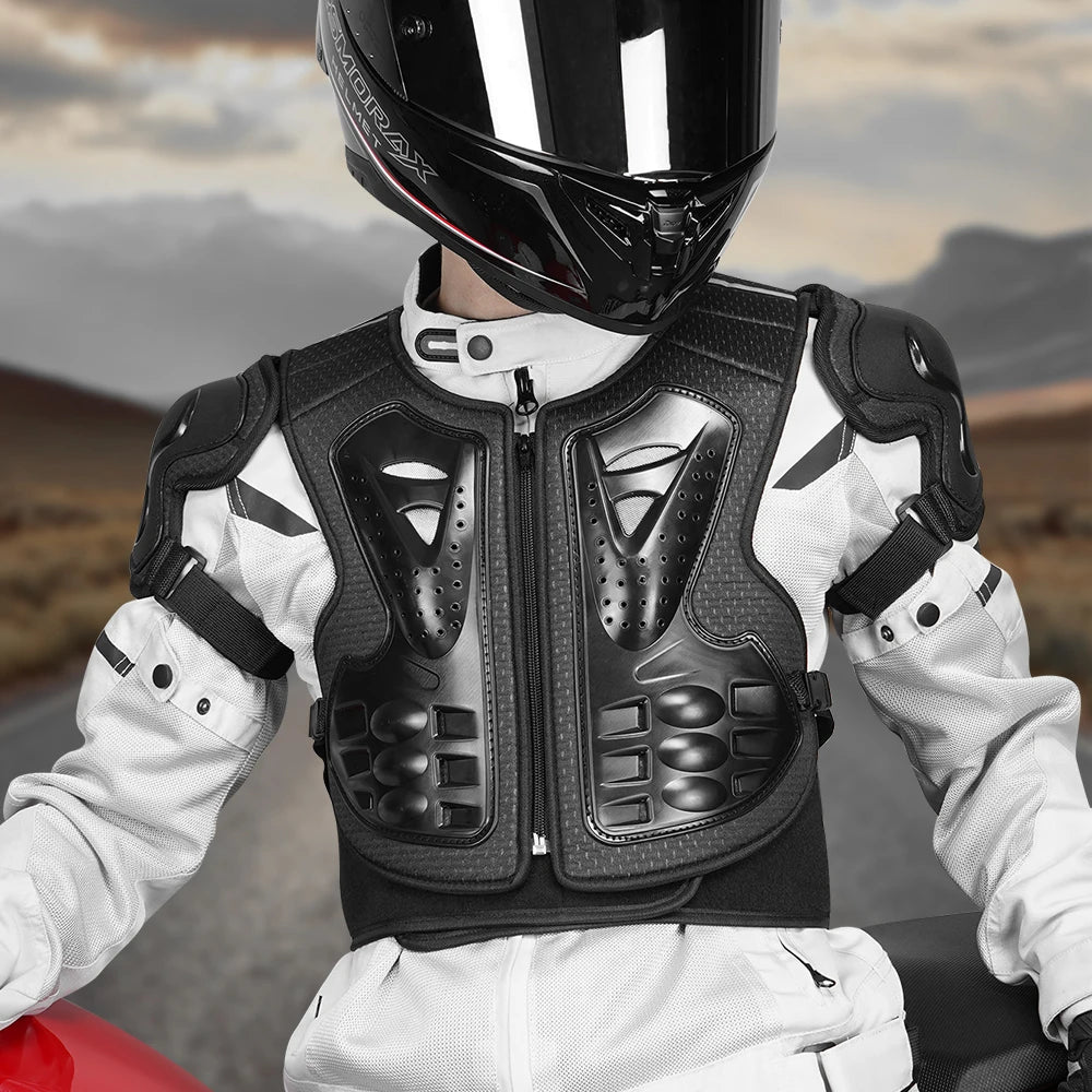 Motorrad-Schutzweste für Brust und Rücken – Motocross-Ganzkörperschutz