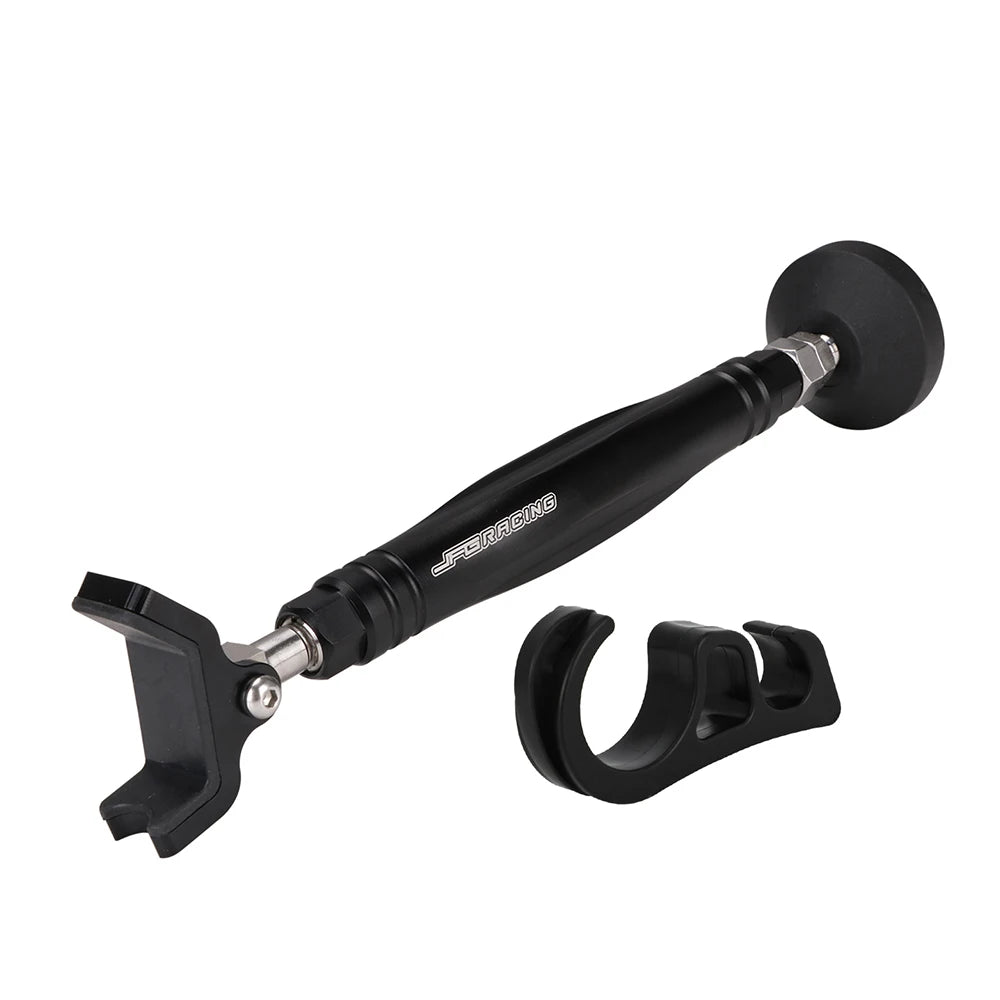 Motorcycle Wheel Stand Frame Balancer Lift with Brake Lock Hook