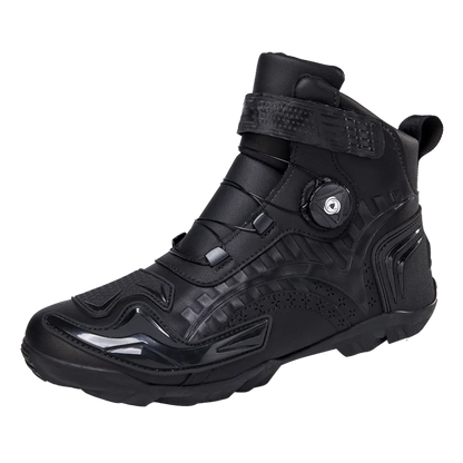 Men's Motorcycle Racing Boots – Mid-Calf Off-Road Riding Shoes