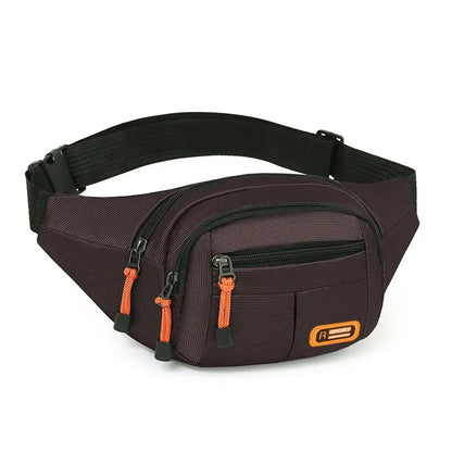 Waterproof Oxford Fanny Pack – Multi-Pocket Large Capacity