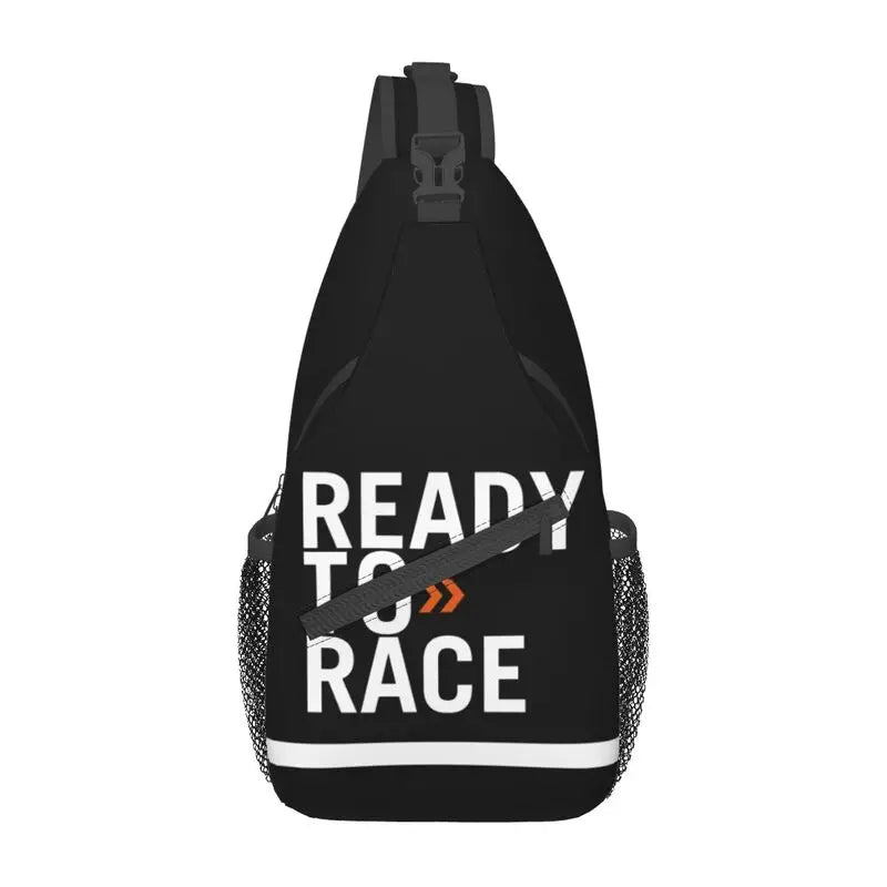 Sportliche Racing-Sling-Crossbody-Brusttasche – Schultertasche für Motorradfahrer