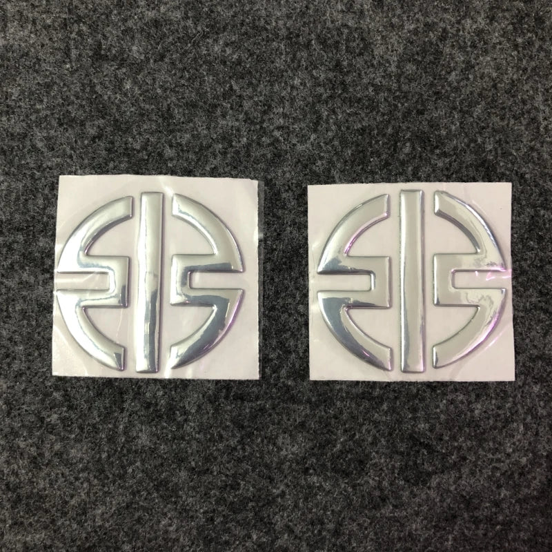 3D Motorcycle Logo Badge Sticker Decal – Silicone Wheel & Body